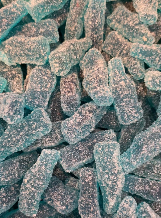 Fizzy Blue Raspberry Bottles 400g