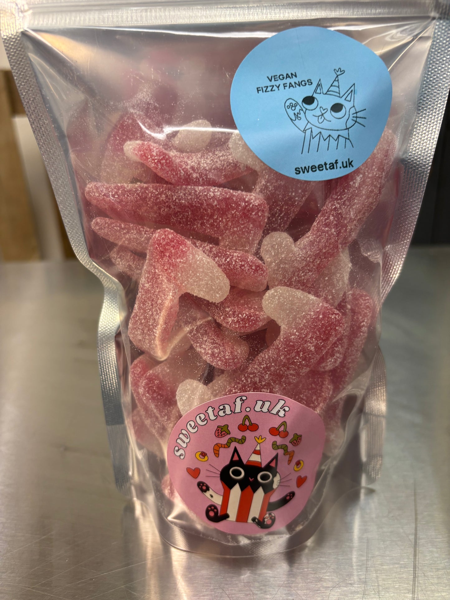 Vegan Fizzy Fangs 400g