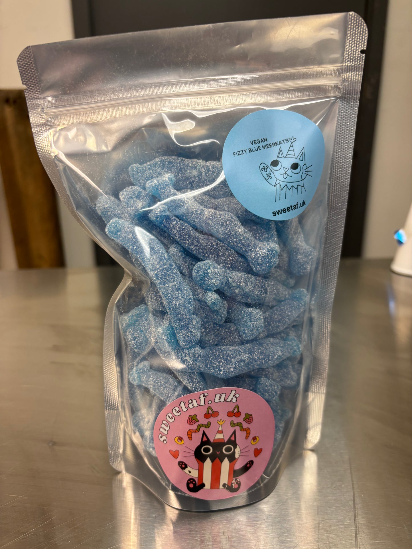 Vegan Fizzy Blue Meerkats