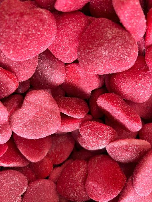 Jelly Filled Red Hearts 400g