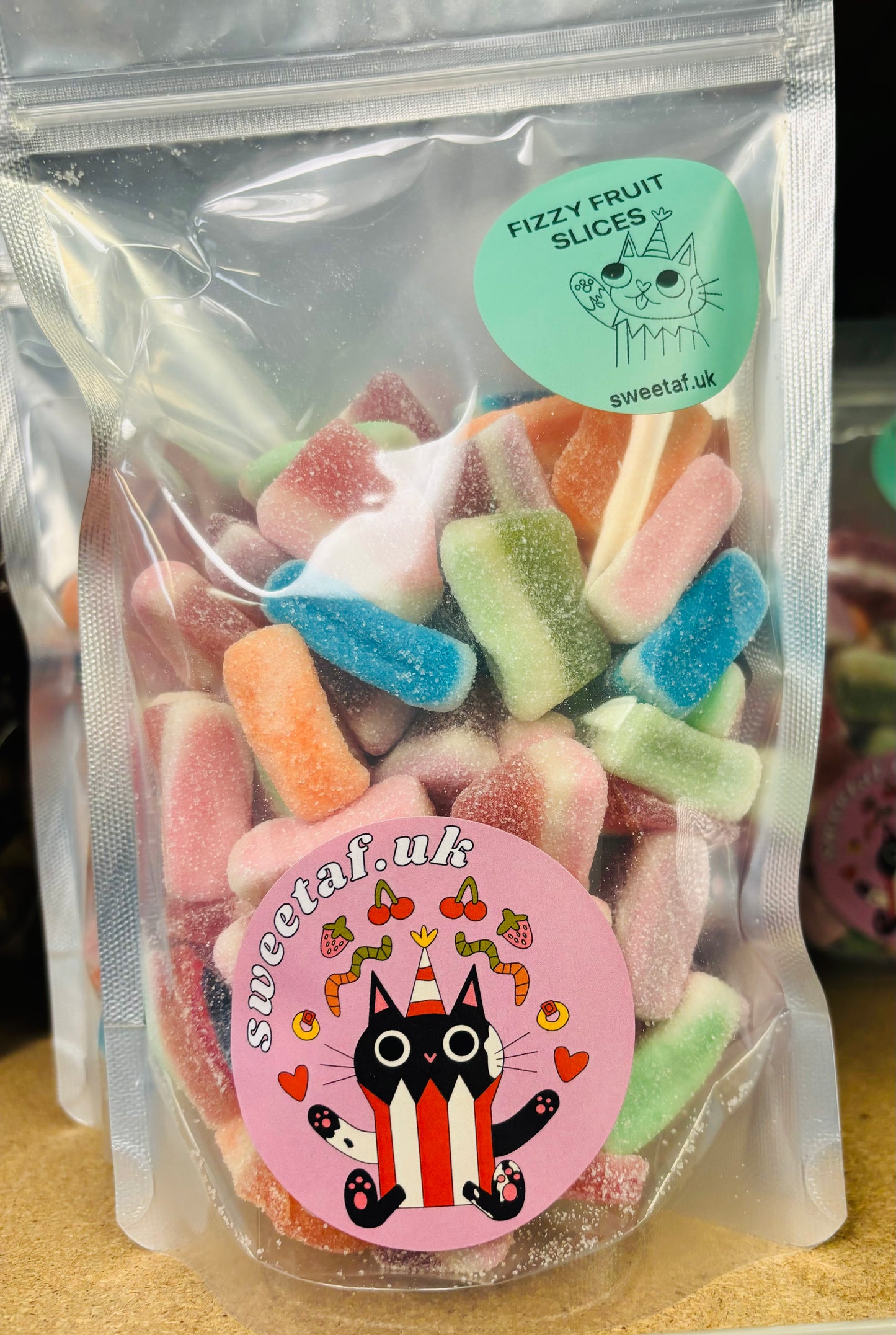 Fizzy Fruit Slices 400g