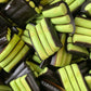 Finnish Liquorice Apple Stripes 300g